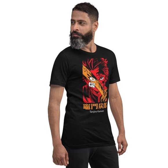 Tanjiro Kamado Unisex T-shirt, Anime Gift, Anime Lover, Anime, Gift For Her - Picture 2 of 7